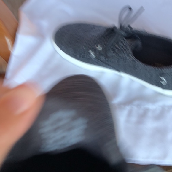 SPERRY TOPSIDER YOUTH BODIE SHOES SIZE 6M FABRIC UPPER MEMORY FOAM GRAY … - Picture 6 of 8